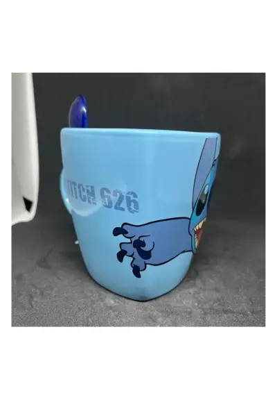 Tazón Stitch con Cuchara Azul - miniatura 2
