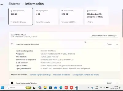 Asus ExpertBook i7 13Th 32Gb Ram RTX 2050 4Gb 1Tb - miniatura 4
