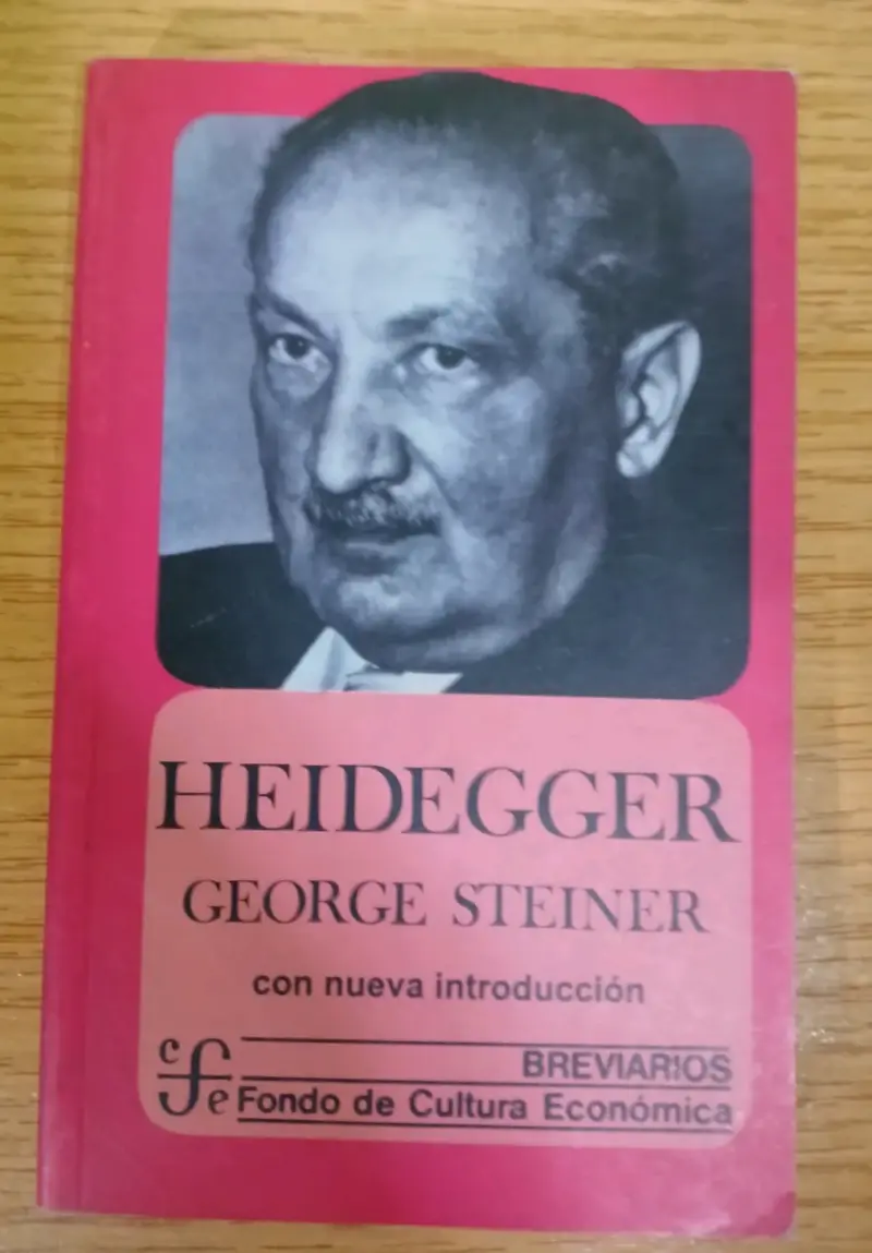 Libro Heidegger de George Steiner con introducción - 1