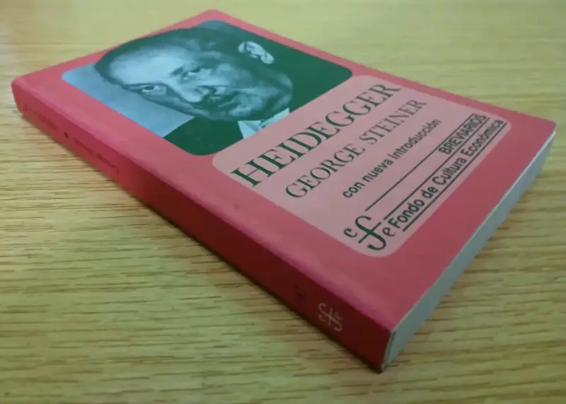 Libro Heidegger de George Steiner con introducción - 3