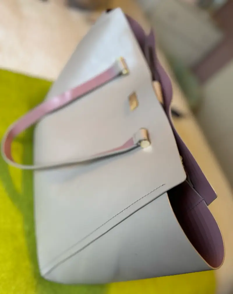 Bolso tote grande rosa de cuero, Kate Spade - 5