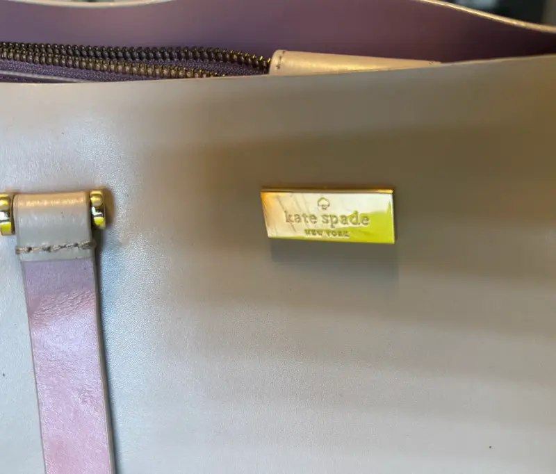 Bolso tote grande rosa de cuero, Kate Spade - 6