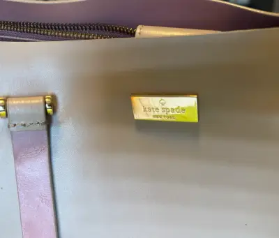 Bolso tote grande rosa de cuero, Kate Spade - miniatura 6