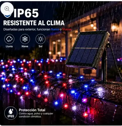 Luces Solares LED para Fiestas Patrias 10M - miniatura 4