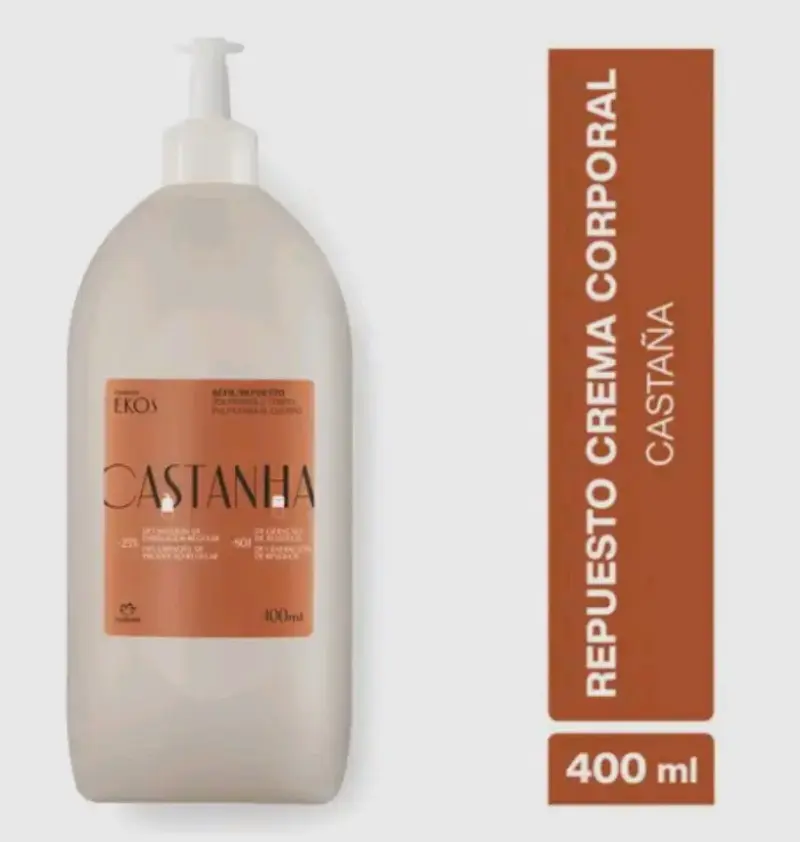 Repuesto crema corporal Ekos Castaña 400ml - 1