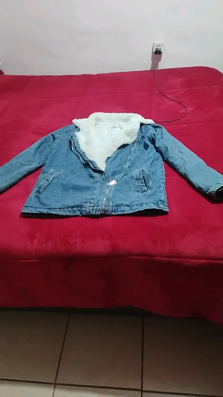 Chaqueta de mezclilla con forro de lana