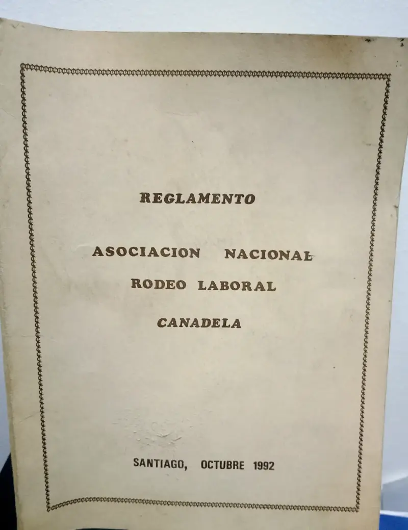 Reglamento Asociación Nacional Rodeo Laboral CANADELA 1992 - 1