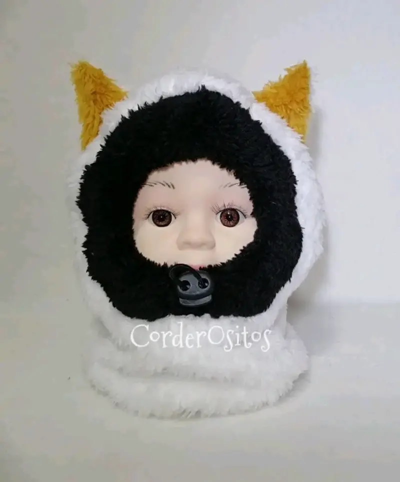 Gorro infantil con orejas de gatito - 4