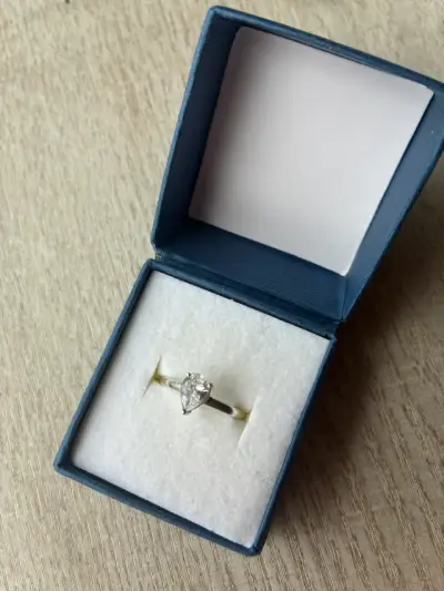 Anillo de compromiso plata de ley con circonita - miniatura 5