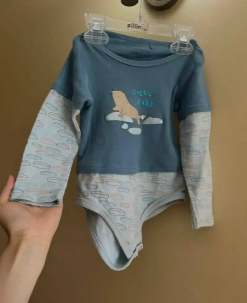 Body Pillin efecto doble polera – 18 meses 🩵 - 1