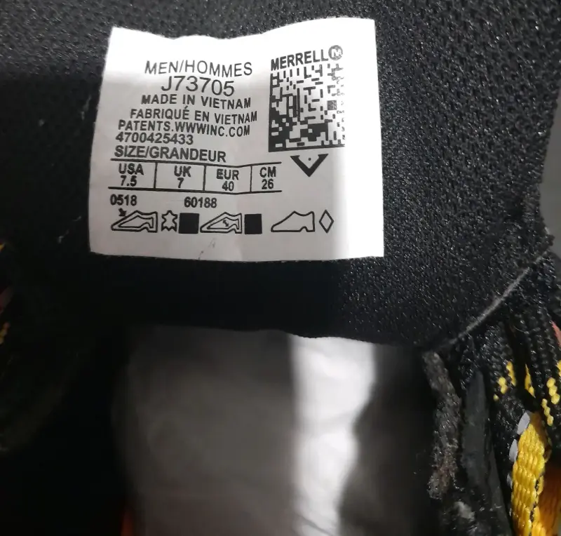 Zapatillas merrell intercept. Vibram. - 2