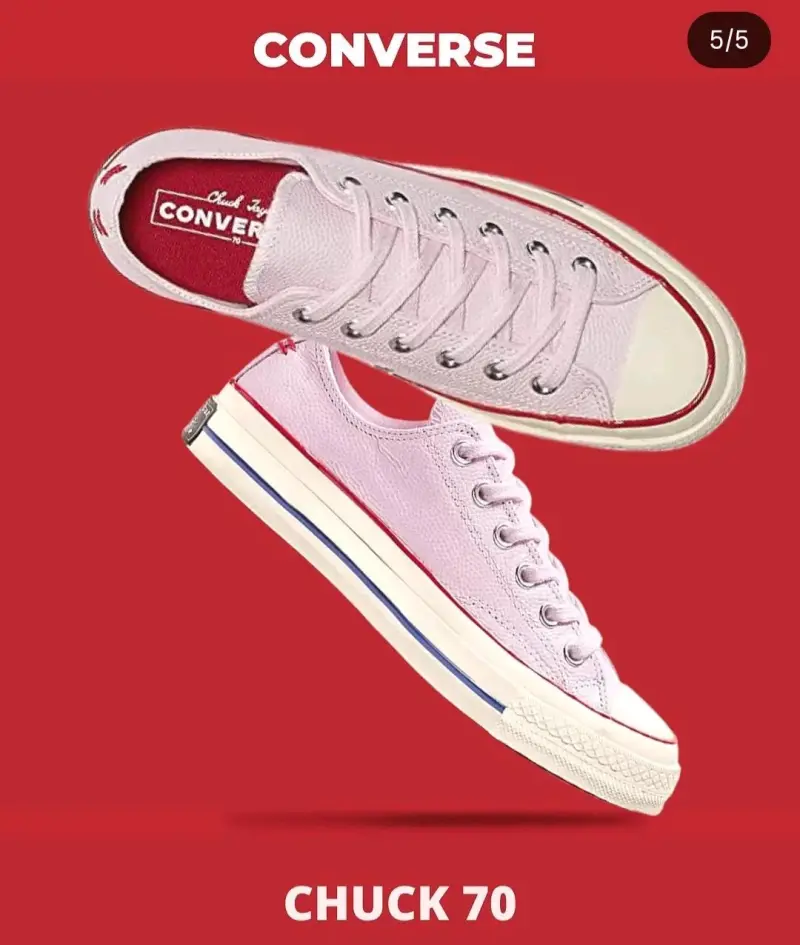 Zapatillas Converse Chuck Taylor rosada 36.5 - 2