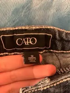 Bermudas de mezclilla con bordado Cato talla 14 - 3