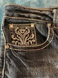 Bermudas de mezclilla con bordado Cato talla 14 - miniatura 4