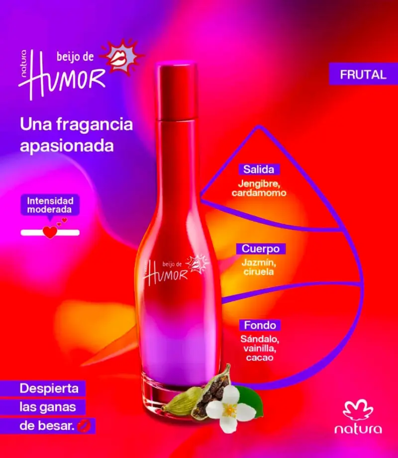Perfume Natura Beijo de Humor Frutal 75ml