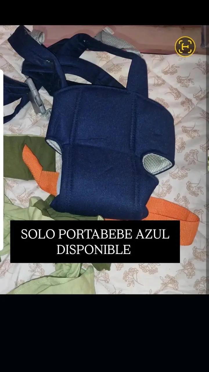Portabebé azul ergonómico nuevo