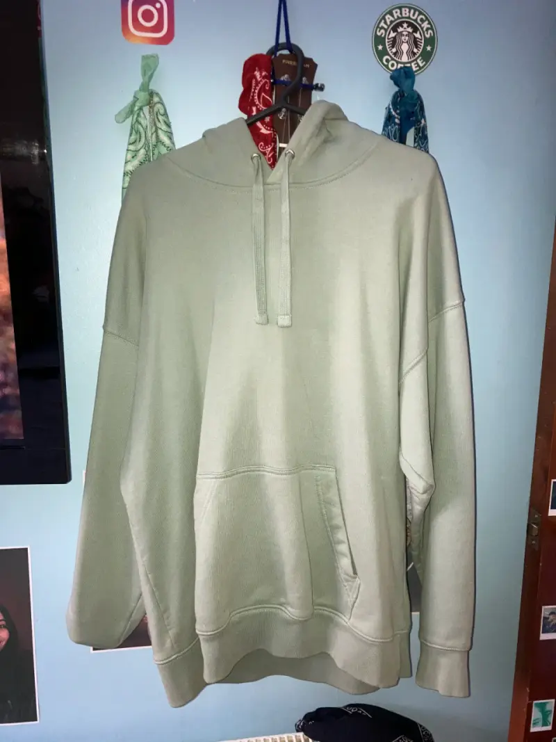 Polerón H&M Verde Acuarela Talla M - 2