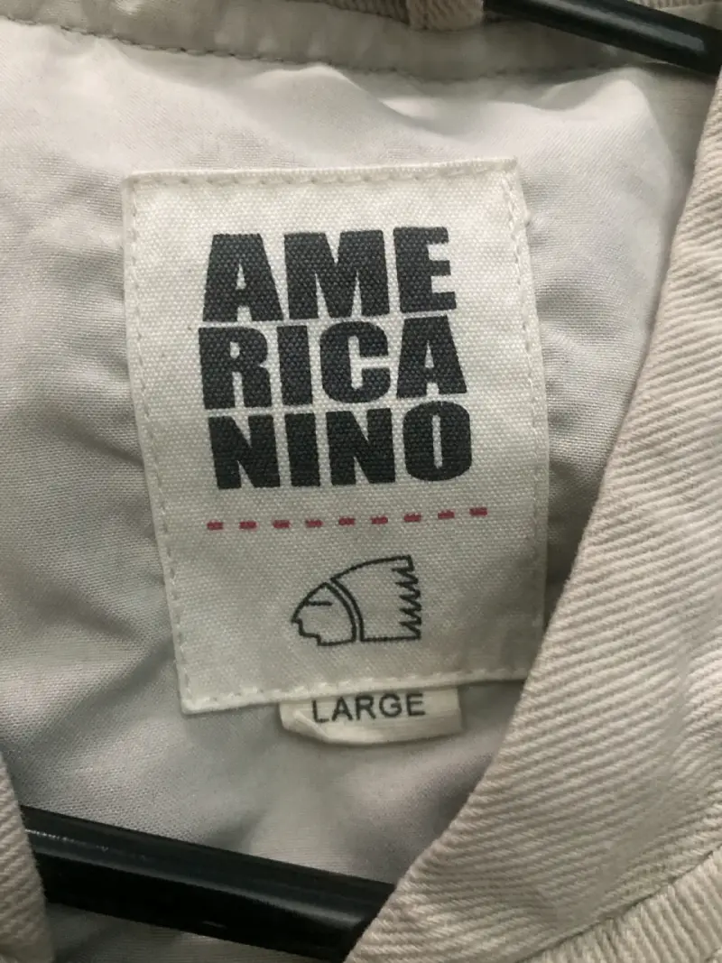Chaqueta Bomber Beige Americano Talla L - 3