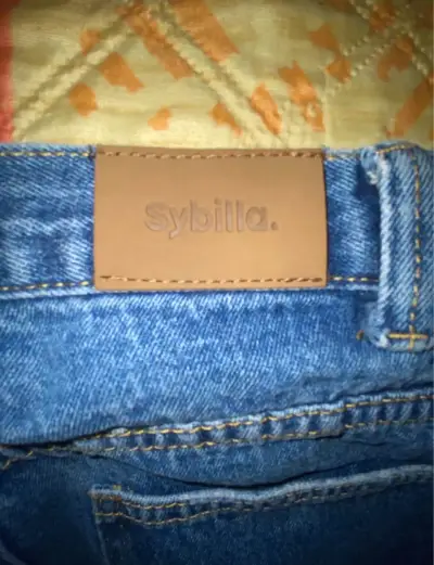 Jeans de mezclilla azul Sybilla para mujer - miniatura 3