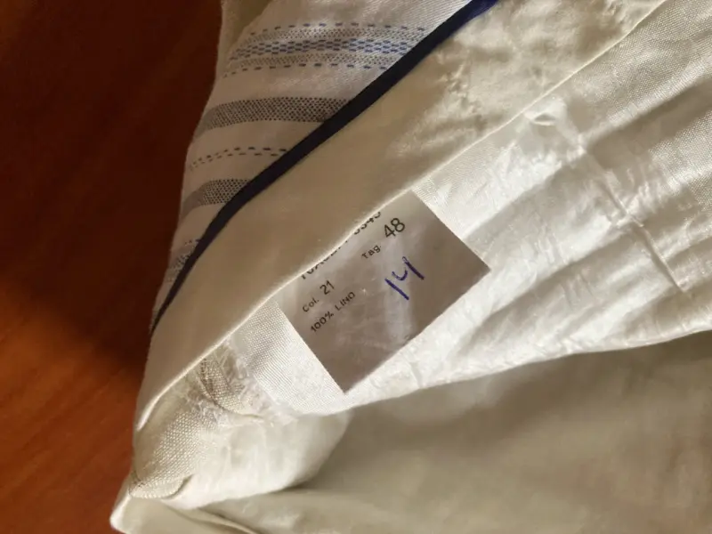 Pantalón de lino corte recto talla 40 - 3