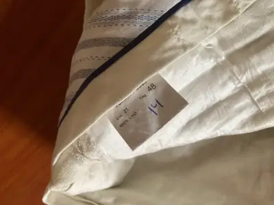 Pantalón de lino corte recto talla 40 - miniatura 3