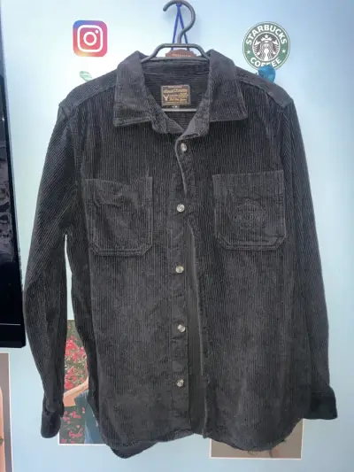 Camisa de Cotelé Negra Sunrise Kingdom Talla M - miniatura 2
