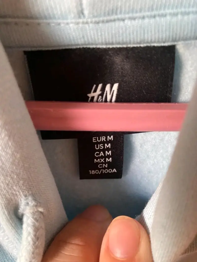 Polerón Oversize Celeste H&M Talla M - 3