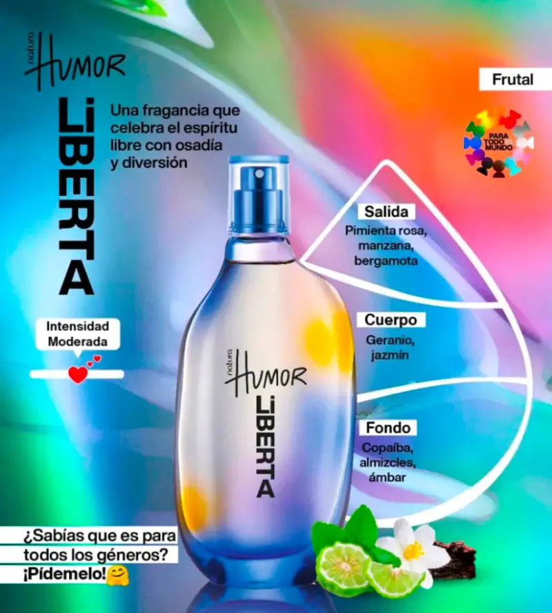 Perfume Natura Humor Liberta Unisex 75ml