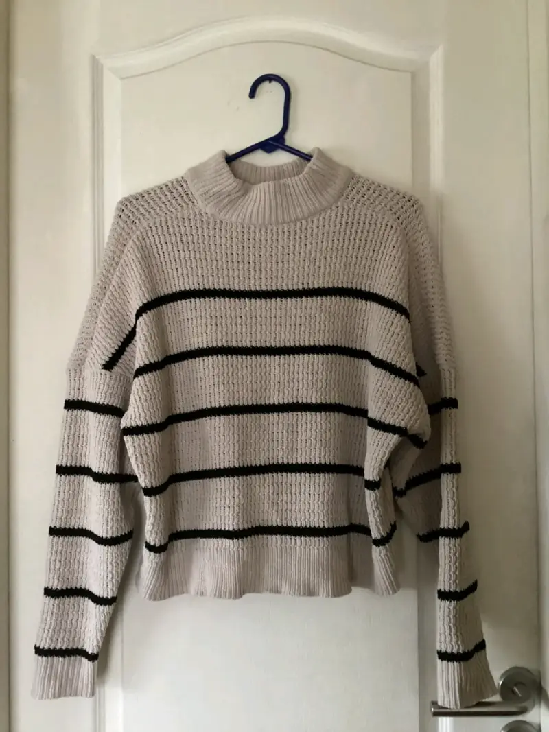 Suéter de algodón a rayas H&M Sybilla talla M - 2