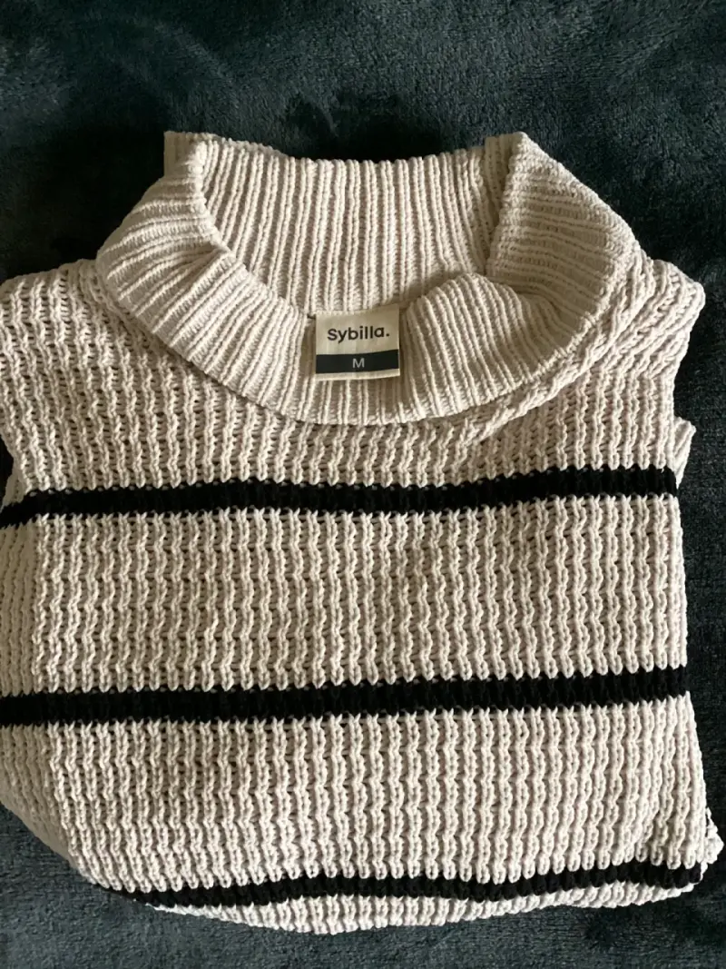 Suéter de algodón a rayas H&M Sybilla talla M - 3