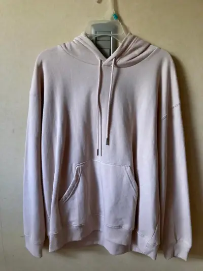 Polerón Oversize Rosa Pastel H&M Talla L - miniatura 2