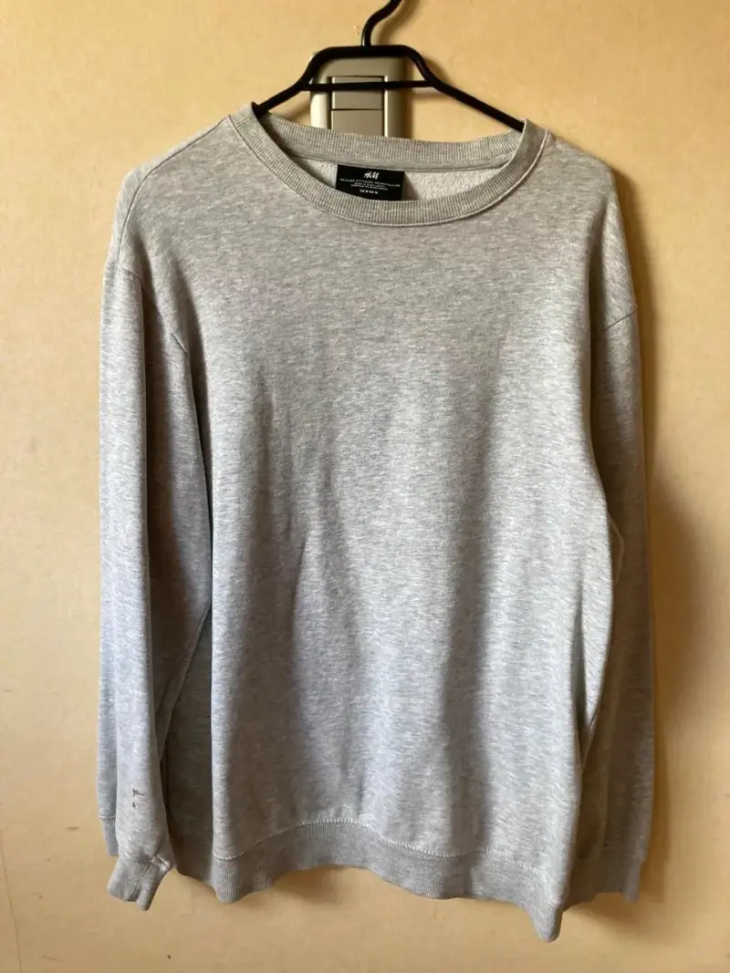 Polerón Oversize H&M Gris Melange Talla L - 2