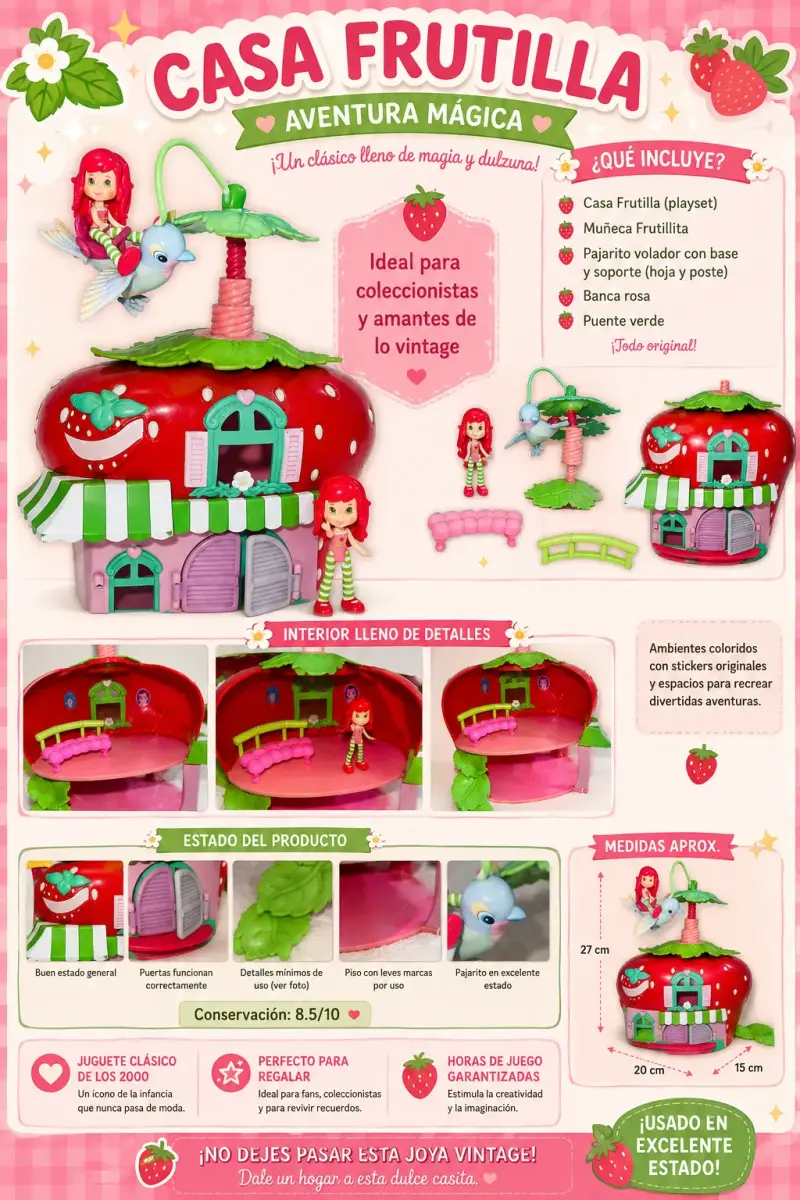 Casa Frutilla Aventura Mágica con accesorios - 4