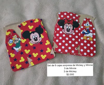 Set de 6 cajas sorpresa de Mickey y Minnie - miniatura 1