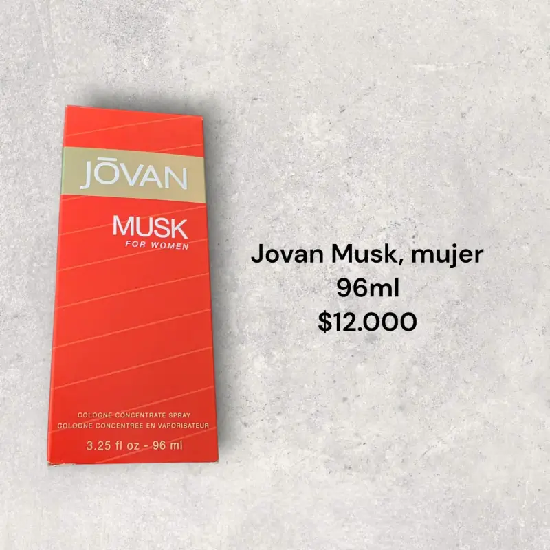 Perfume Jovan Musk para Mujer 96ml