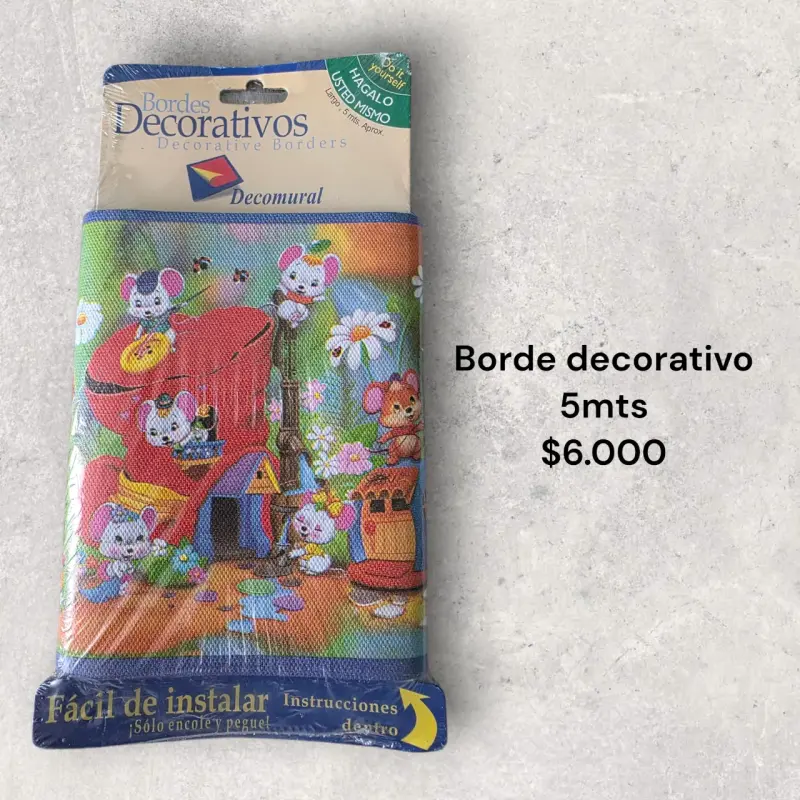 Borde decorativo infantil 5 metros