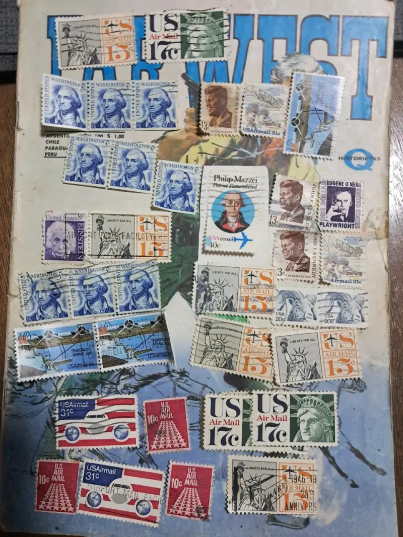 Colección de sellos postales de Estados Unidos