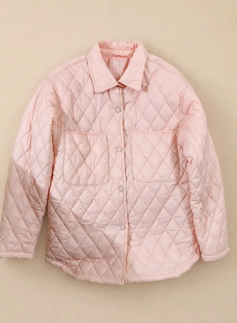 Chaqueta de invierno rosa