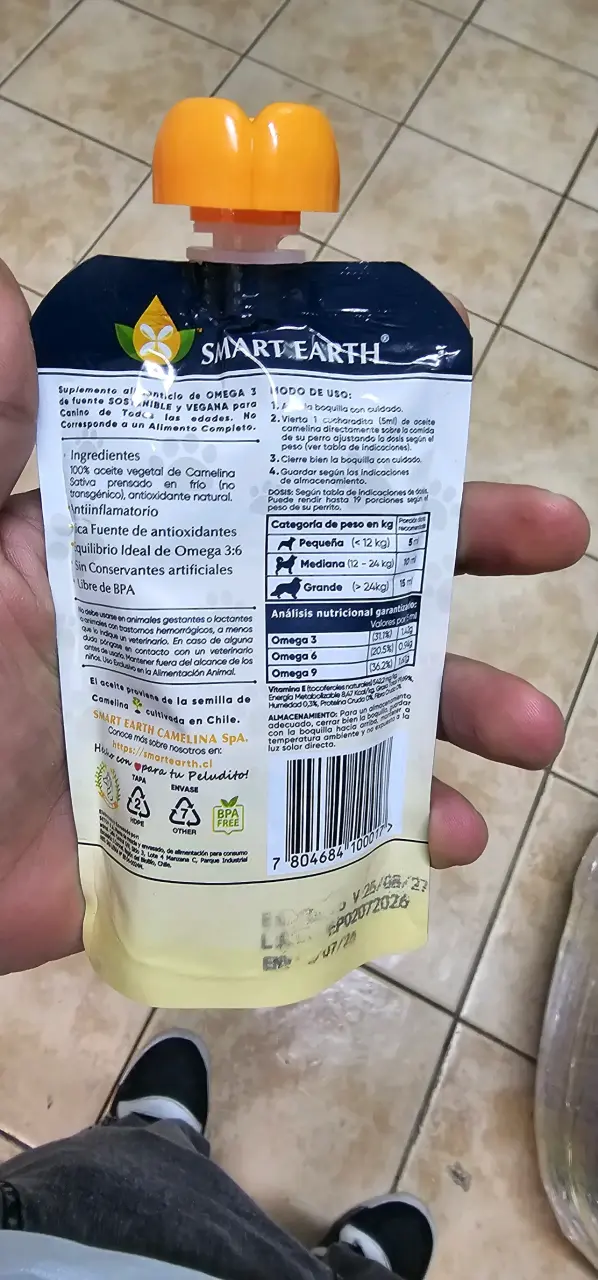 Aceite de Camelina para Perros Smart Earth Omega 3 - 2