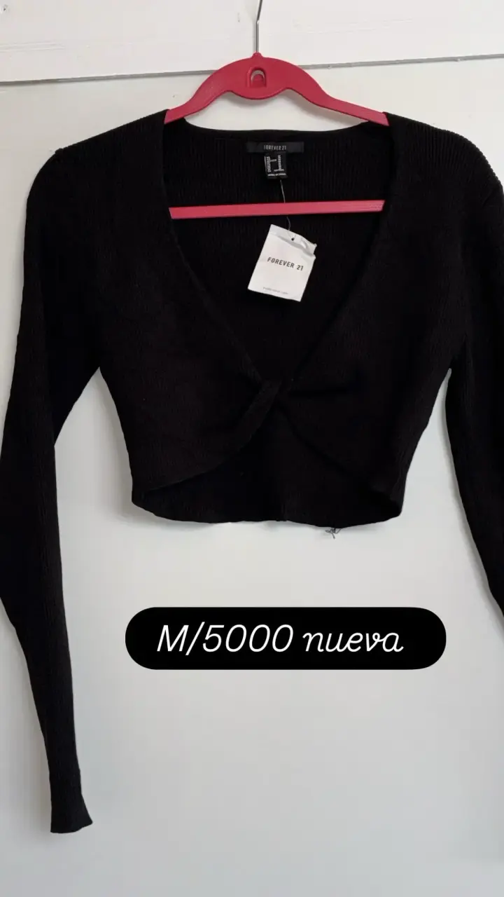 Sweater negro Forever 21 nuevo