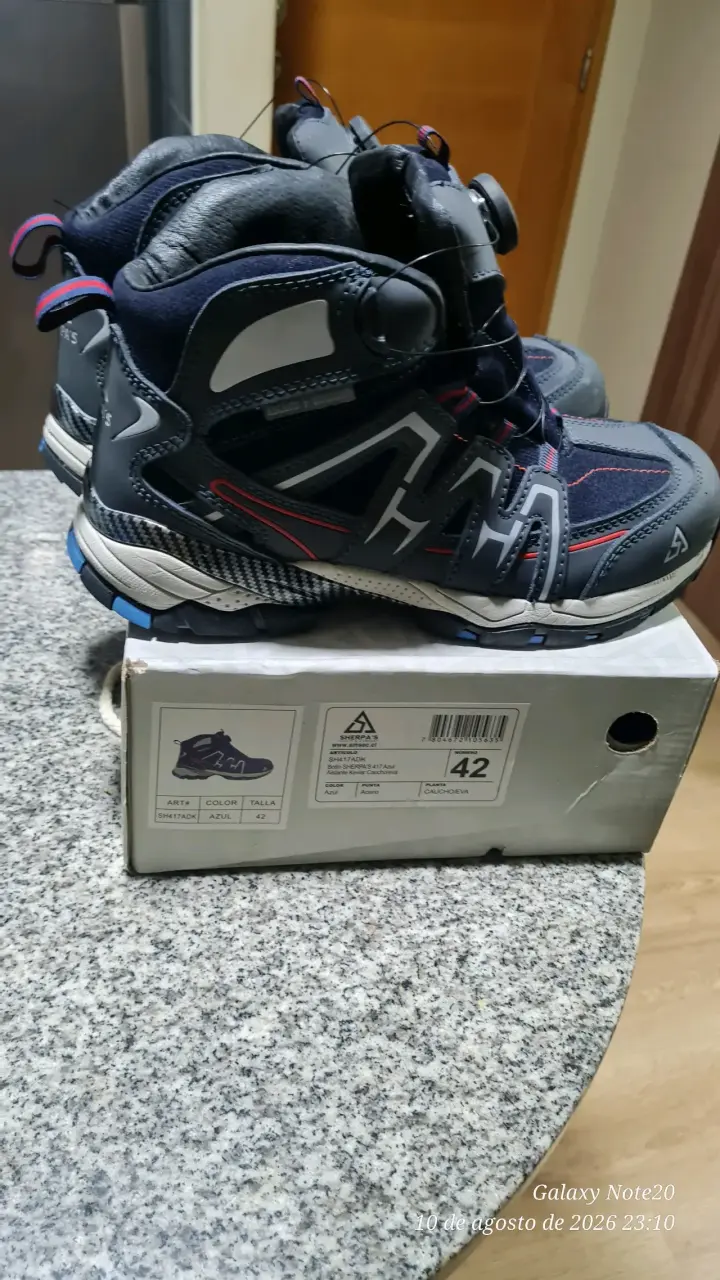 Zapatillas de seguridad Sherpa's azul talla 42 - 1