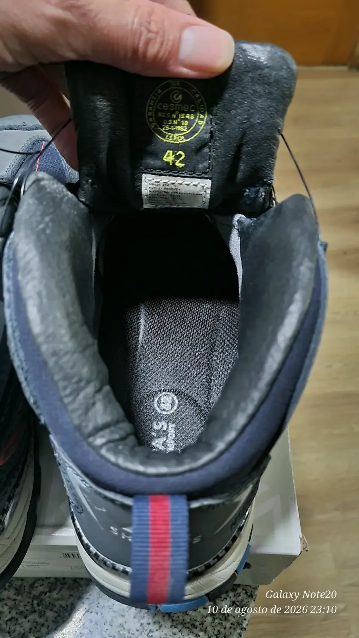 Zapatillas de seguridad Sherpa's azul talla 42 - 6