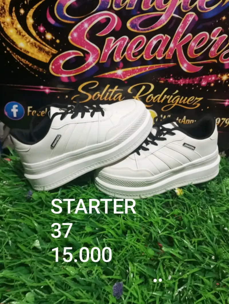 Zapatillas blancas Starter talla 37