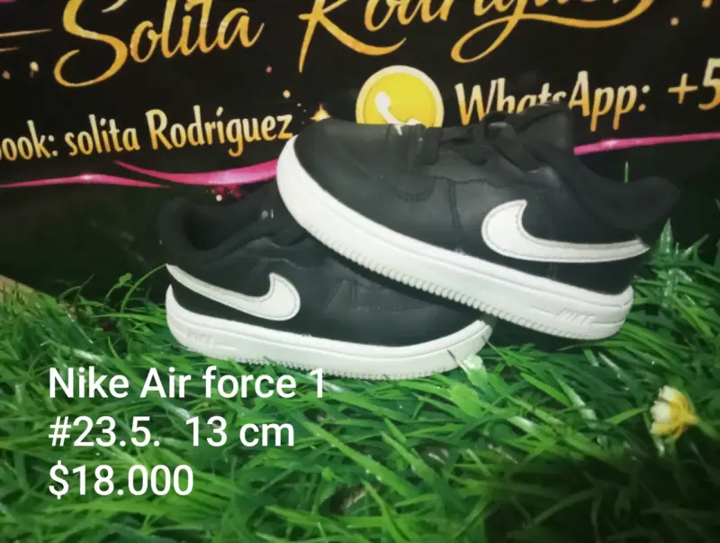 Zapatillas Nike Air Force 1 para niños talla 23.5