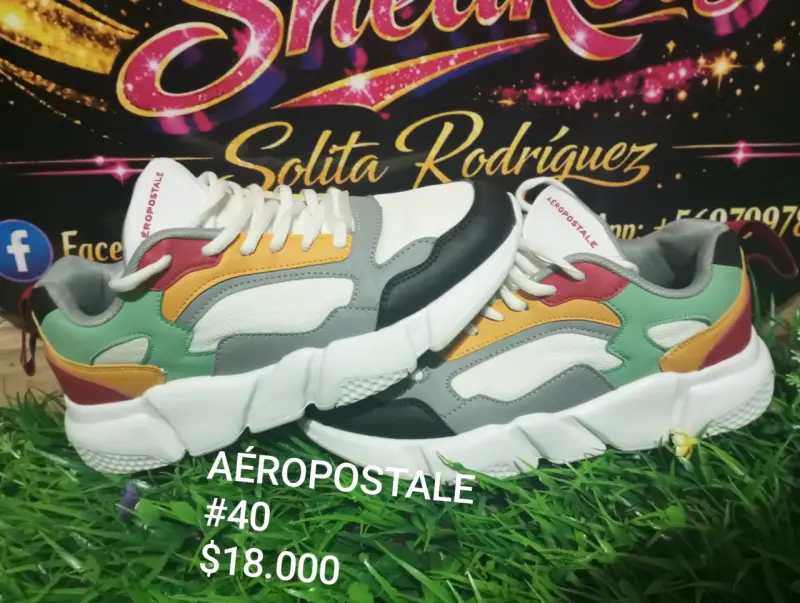 Zapatillas deportivas Aeropostale multicolor talla 40