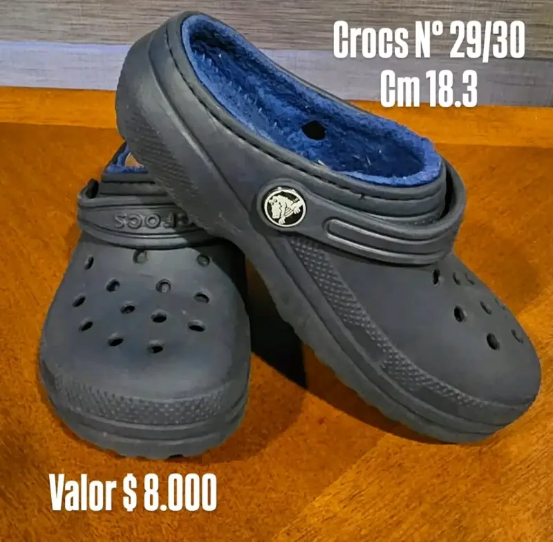 Zuecos Crocs para niños talla 29/30