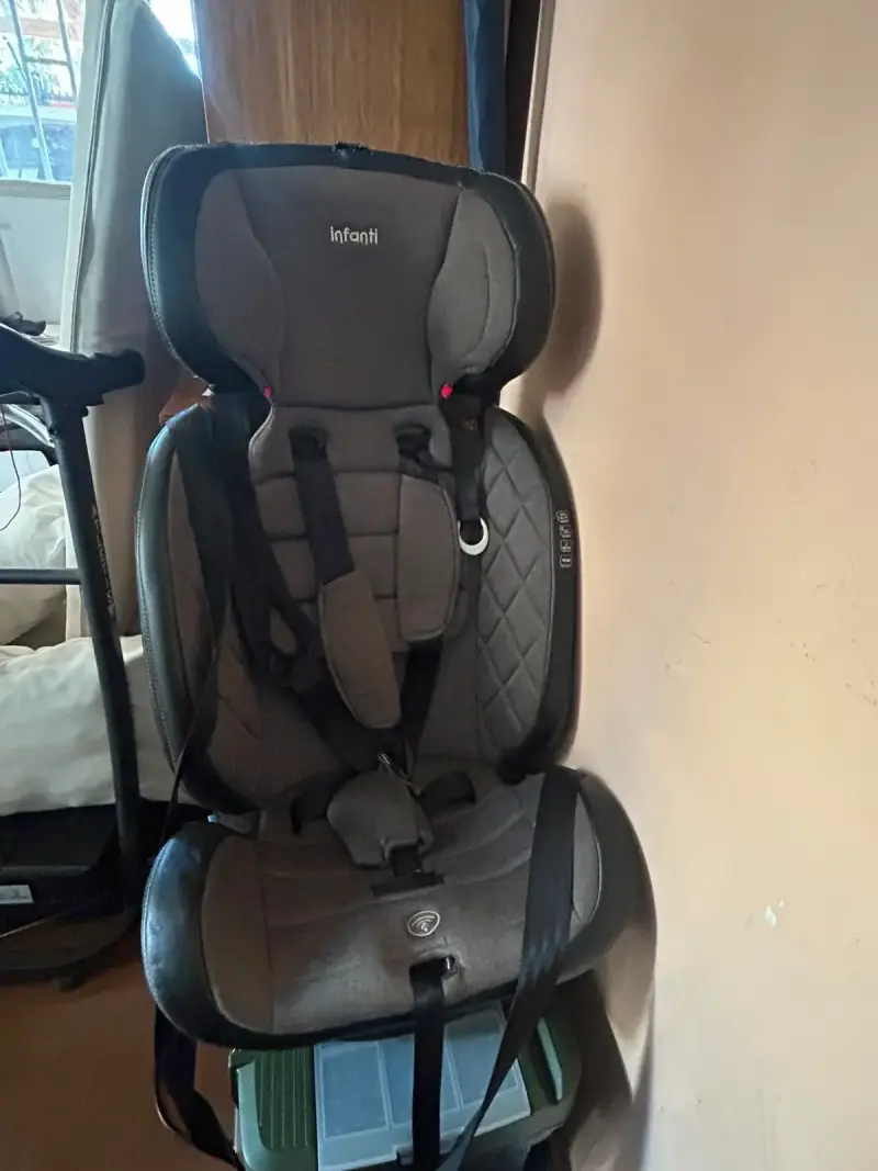 Silla de Auto Infanti Gris para Niños