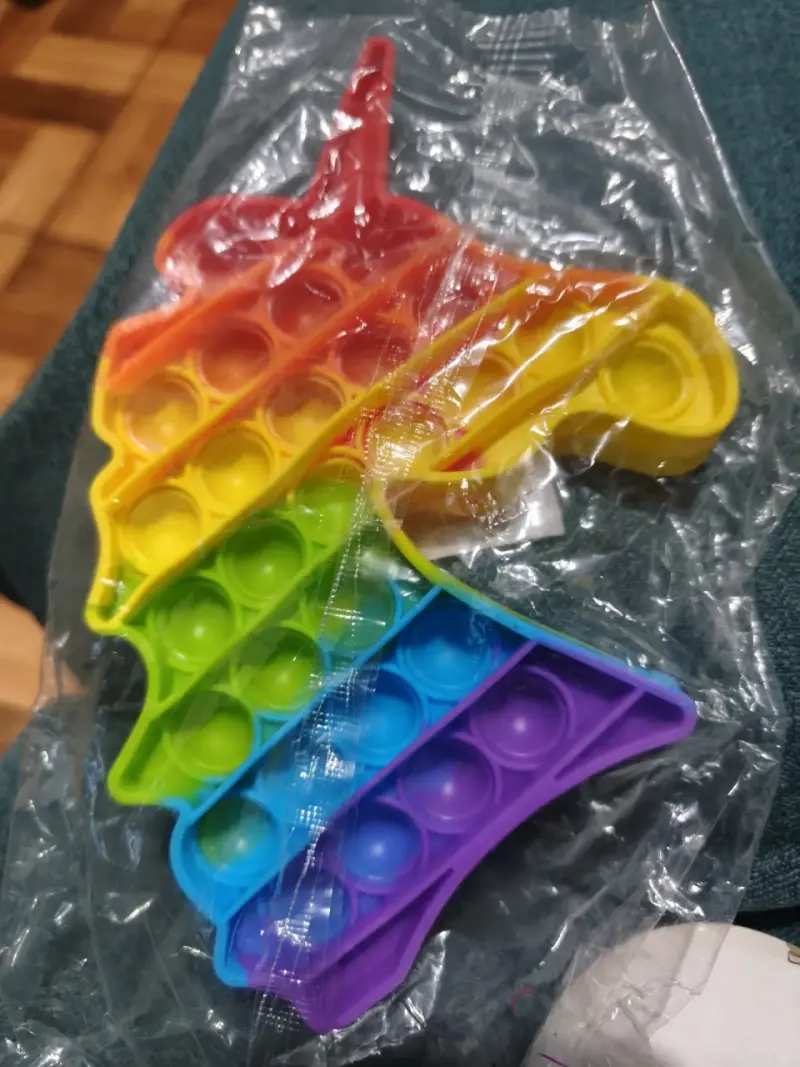 Juguetes Pop It de Silicona en Forma de Dinosaurio y Mariposa - 3