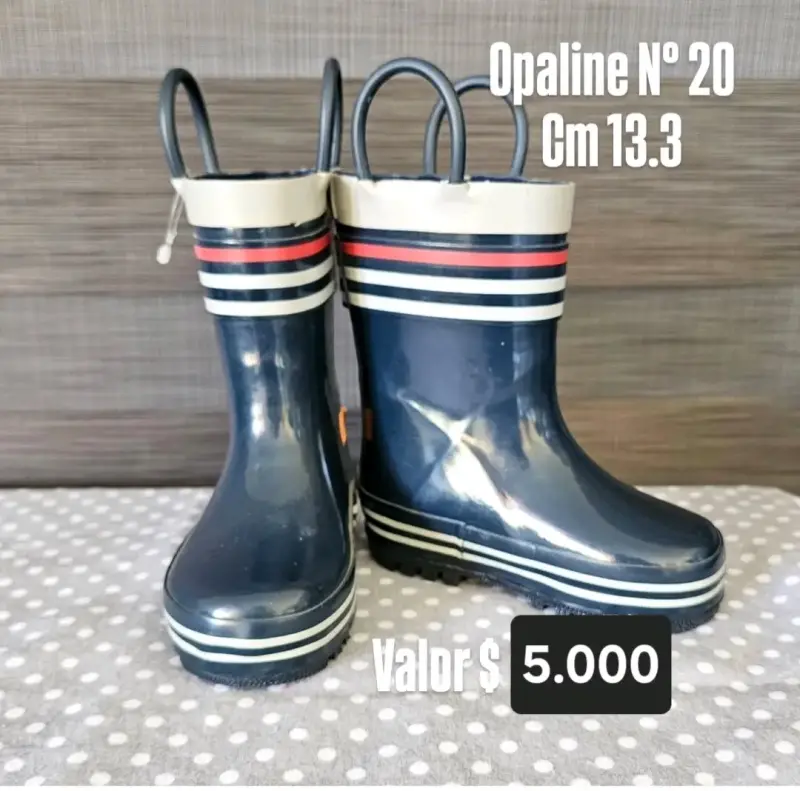 Botas de lluvia para niños Opaline talla 20