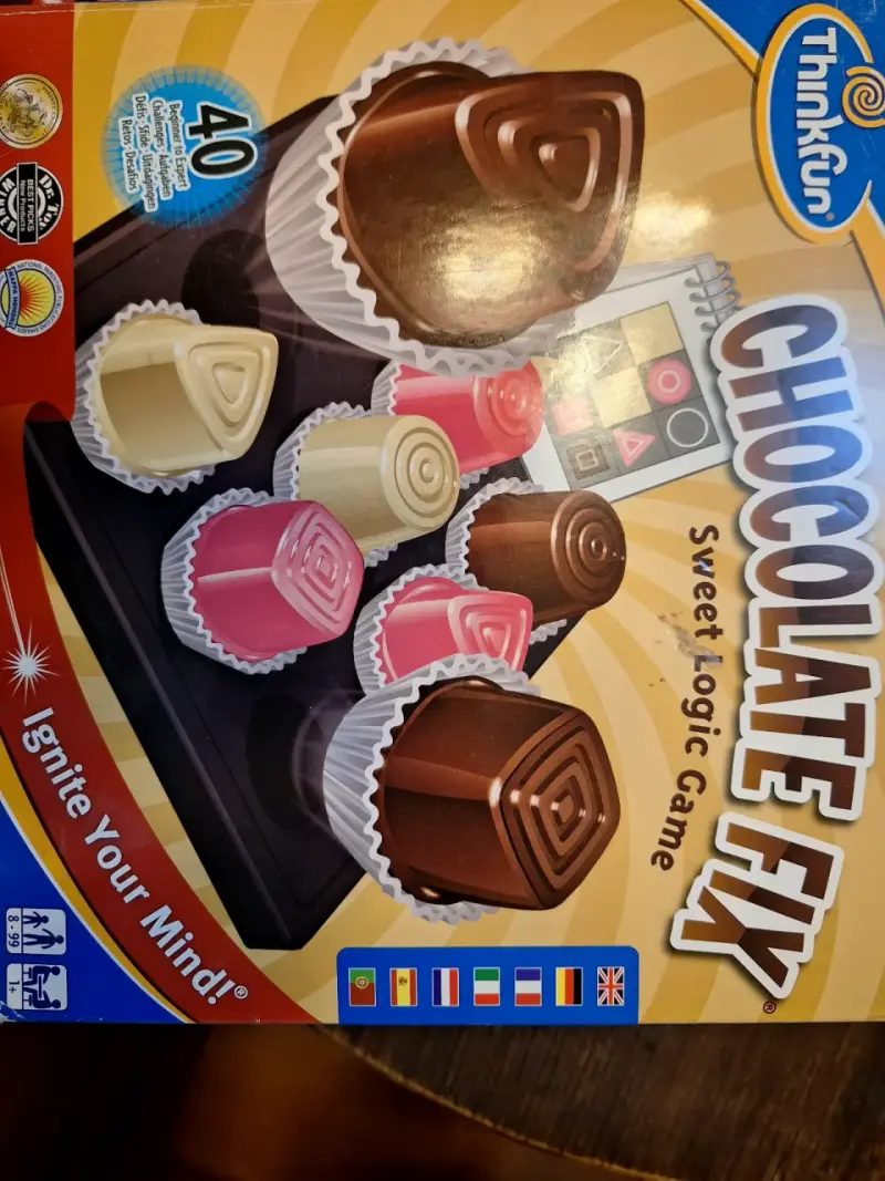 Juego de lógica ThinkFun Chocolate Fix para niños - 1